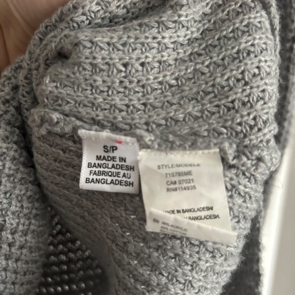 Seven Sisters Turtleneck Sweater Grey - Picture 3 of 4